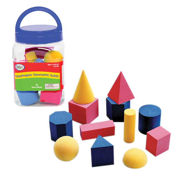 Didax Easyshapes 3D Geometric Shapes 2501